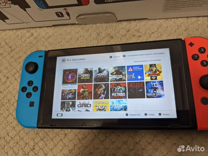 Nintendo Switch 128b прошитый