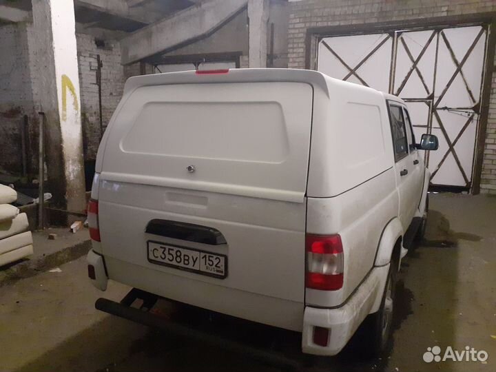 Кунг УАЗ пикап skat стеклопластиковый