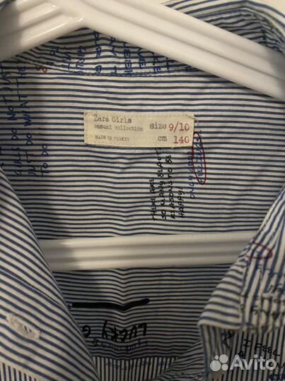 Рубашка для девочки 140