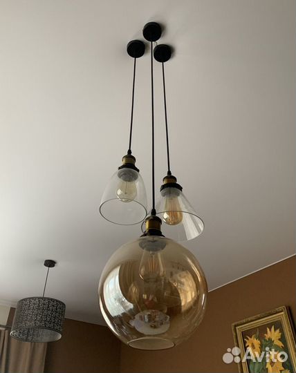 Светильник подвесной лофт 25-15 см