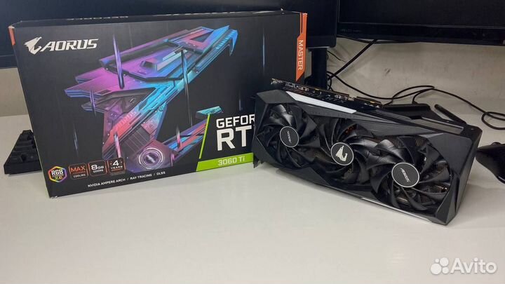 Видеокарта gigabyte GeForce RTX 3060 Ti aorus mast
