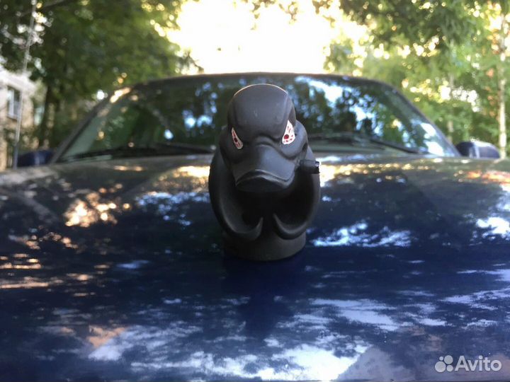 Злая утка на капот