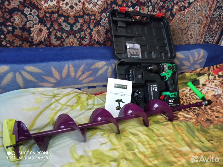 Бур для зимней рыбалки под шуруповерт