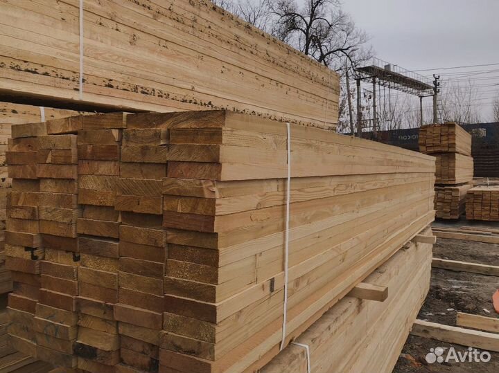 Доски лиственницы камерной сушки 25x160 мм, высока