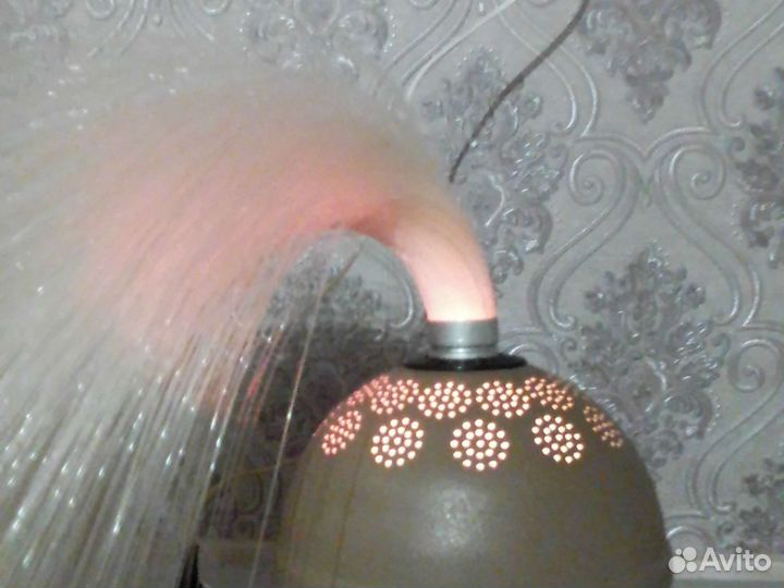 Светильник сувенир с световодами