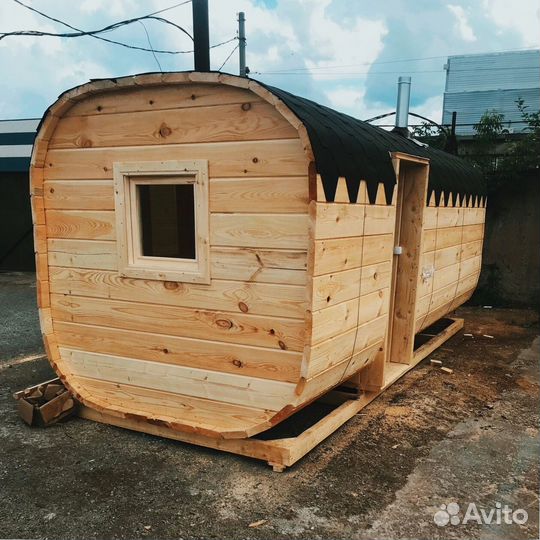 Баня-бочка с доставкой