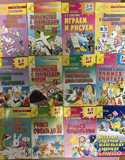 12 книг серии «Детский сад день за днём» 4-6 лет