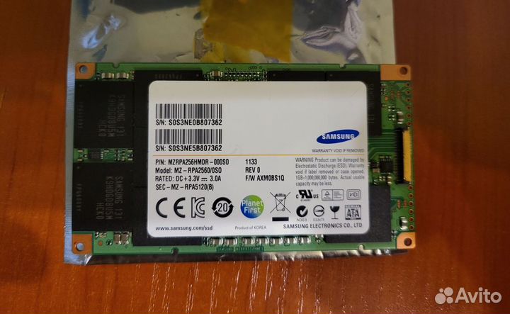 SSD Samsung от Sony Vaio