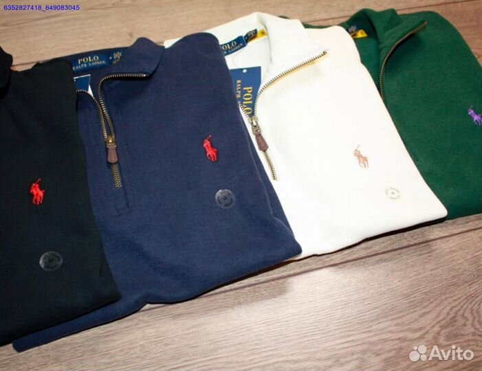 Polo Ralph Lauren джемпер полузамок черный (Арт.40512)