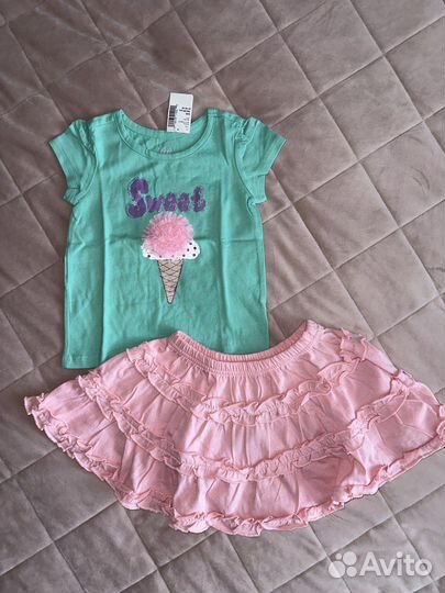 Новые летние вещи на девочку 18-24 мес 1,5-2 года