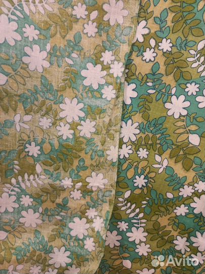 Ткань ситец СССР винтаж