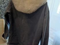Джинсовая куртка с мехом levis