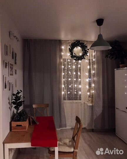 Красная настольная дорожка vinter IKEA 35*130 см