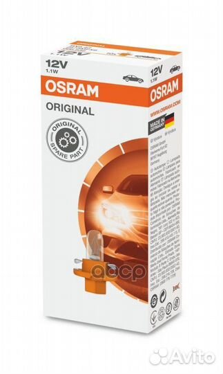 Лампа 12V 1,12W osram original line 1 шт. карто