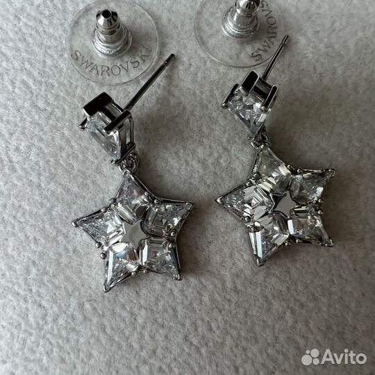 Swarovski Stella серьги звездочки