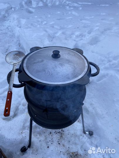 Мангал, Печь под казан