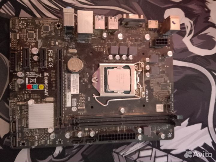 Процессор + Материнская плата i3 9100f + H310MHP