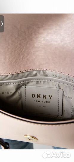 Сумка dkny натуральная кожа