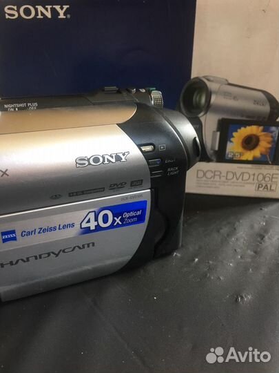 Видеокамера sony DCR-DVD 106 E