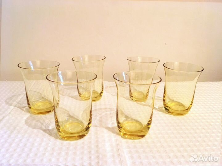 Редкие рюмки стопки 6 шт. Винтаж СССР. 1975 г