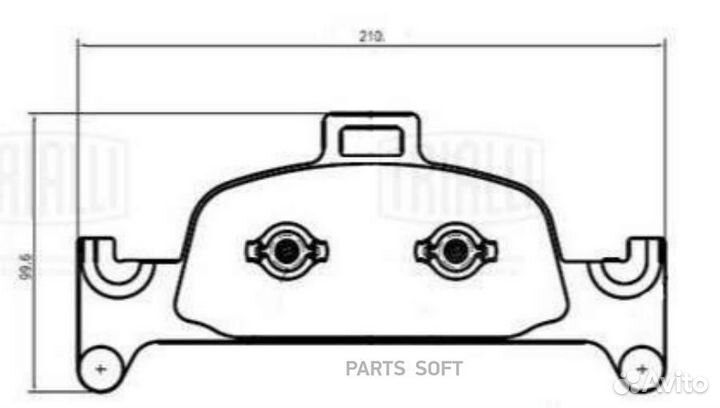 Колодки тормозные audi A4(B9) 17- перед. PF4474CR