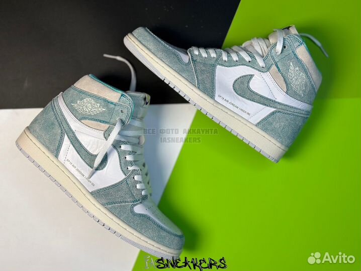 Кроссовки Nike Air Jordan 1 Retro High turbo green