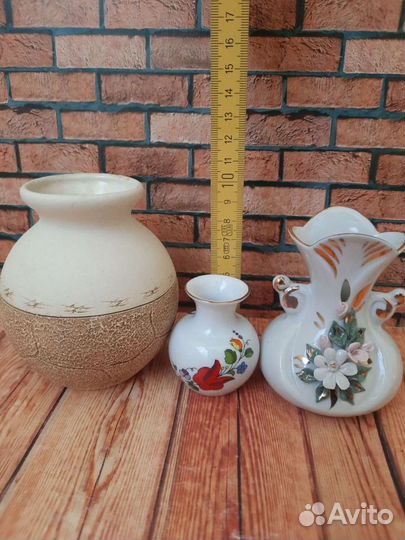 Фарфоровые вазы миниатюра, фарфор