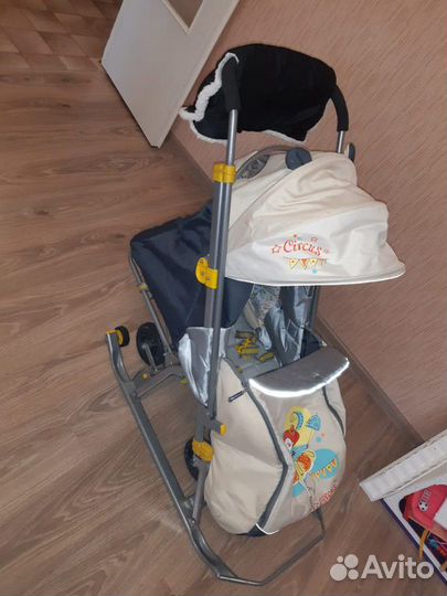 Коляска санки