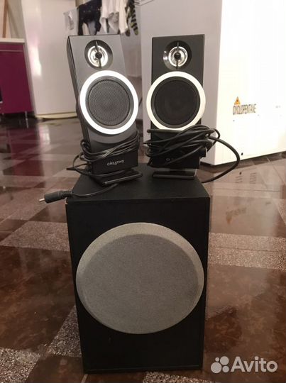 Колонки и самбуфер creative inspire T3100