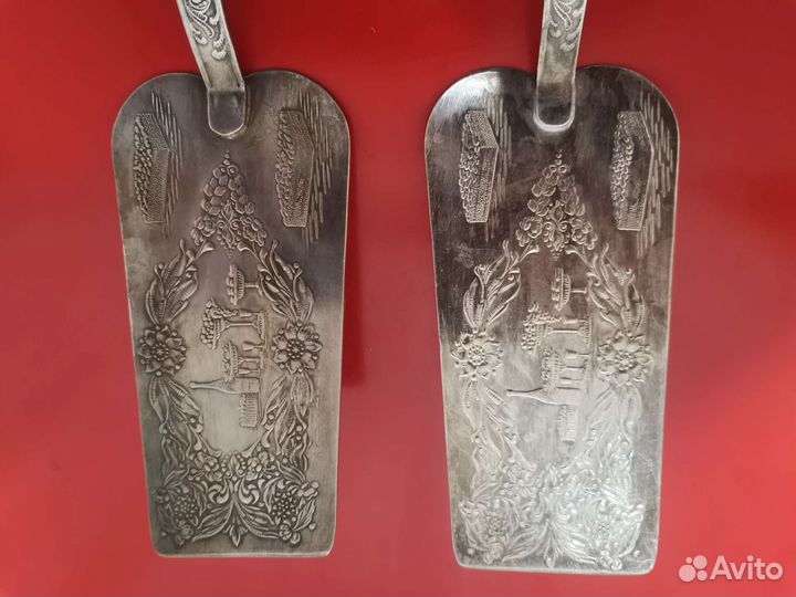 Лопатка раздаточная мельхиор Старое Пламя