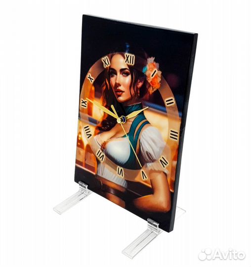 Декоративные часы бармен