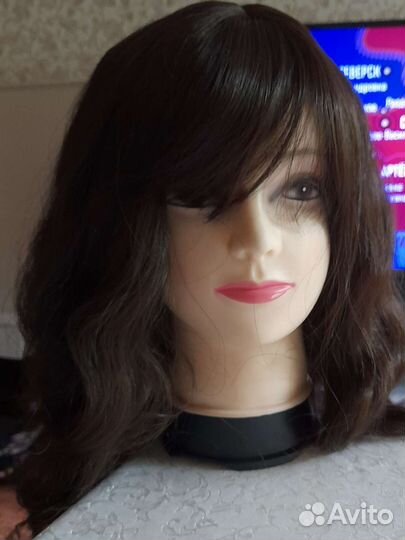 Парик цвет Шоколад термоволокно