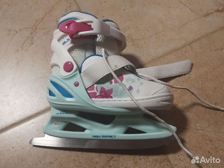 Коньки детские раздвижные, 26-31 размер