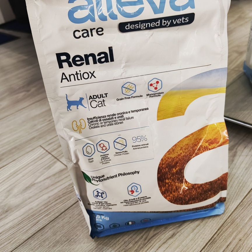 Корм для кошек Alleva care Renal 1.5 кг