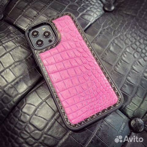 Чехол из кожи крокодила iPhone 12 pro max