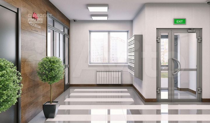 2-к. квартира, 57,8 м², 4/21 эт.