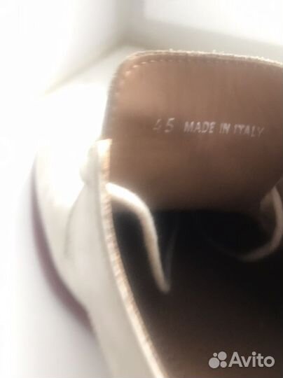 Мужские светлые ботинки jimmy choo 44 р-р