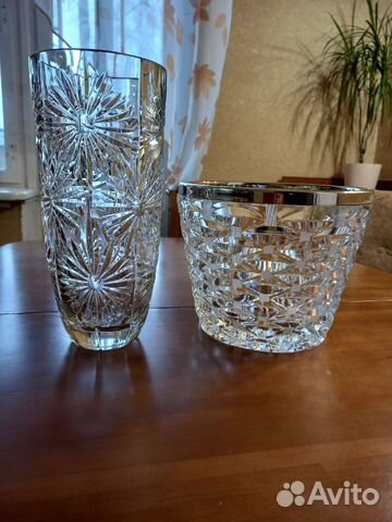 Ваза хрустальная