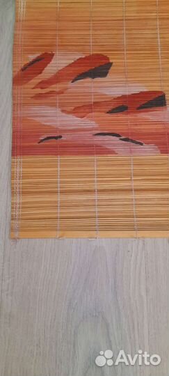 Бамбуковая штора на окно