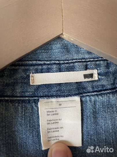 Джинсовая рубашка levis женская
