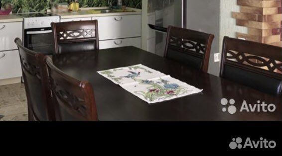 Стол обеденный и стулья бу