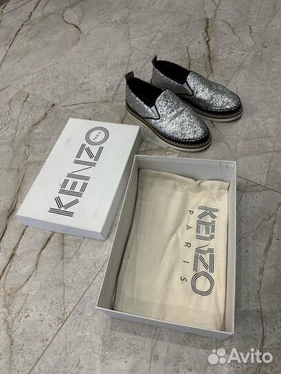 Мокасины эспадрильи лоферы kenzo 39