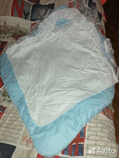 Конверт на выписку для мальчика осень-весна