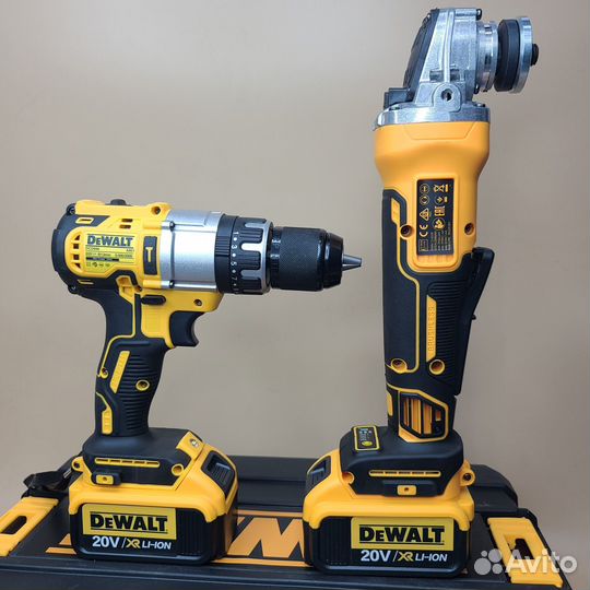 Шуруповерт + Ушм Болгарка Dewalt 2в1набор