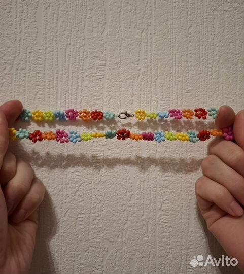 Чокер из бисера