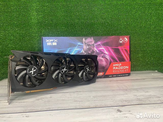 Видеокарта rx6700xt XFX купить в Саратове | Электроника | Авито