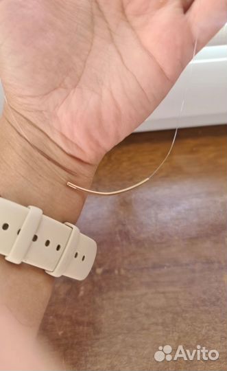 Колье на леске золото 585проба