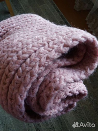 Комплект шапка и снуд женский