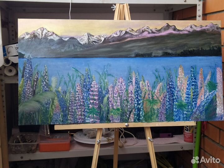 Картины авторские . Холст. Масло. 80х40