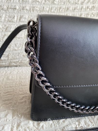 Сумка женская кросс боди из эко кожи черная